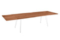 #nussbaumfarben #200(300)x100 #vierfuß-gestellweiß