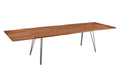 #nussbaumfarben #200(300)x100 #vierfuß-gestellsilber