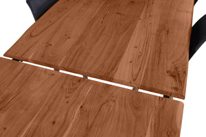 #nussbaumfarben #180(280)x90 #u-gestellsilber