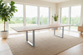 #naturfarben #200(300)x100 #u-gestellsilber