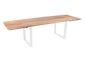 #naturfarben #180(280)x90 #u-gestellweiß
