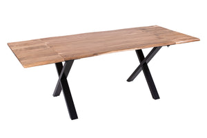#naturfarben #120(200)x90 #x-gestellschwarz