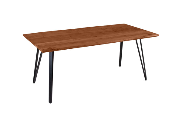 #nussbaumfarben #180(280)x90 #vierfuß-gestellschwarz