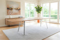 #naturfarben #200(300)x100 #vierfuß-gestellsilber