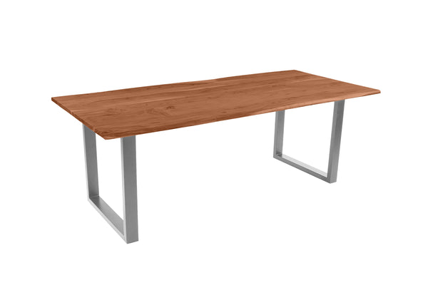#nussbaumfarben #220(320)x100 #u-gestellsilber