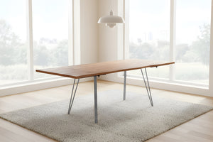 #naturfarben #140(220)x90 #vierfuß-gestellsilber