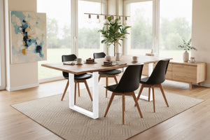 #naturfarben #140(220)x90 #u-gestellweiß