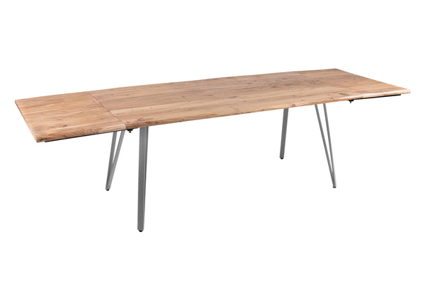 #naturfarben #180(280)x90 #vierfuß-gestellsilber