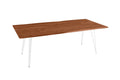 #nussbaumfarben #200(300)x100 #vierfuß-gestellweiß