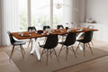 #nussbaumfarben #200(300)x100 #x-gestellweiß