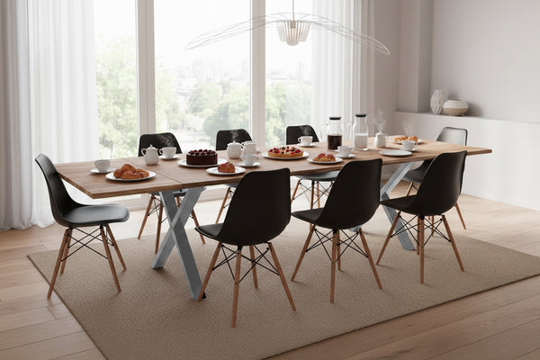 #naturfarben #200(300)x100 #x-gestellsilber
