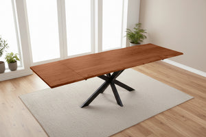 #nussbaumfarben #180(280)x90 #spider-gestellschwarz