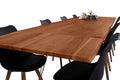 #nussbaumfarben #200(300)x100 #vierfuß-gestellsilber