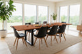 #nussbaumfarben #200(300)x100 #u-gestellschwarz