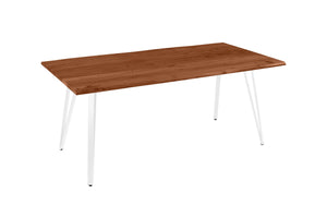 #nussbaumfarben #180(280)x90 #vierfuß-gestellweiß