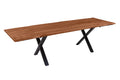 #nussbaumfarben #180(280)x90 #x-gestellschwarz