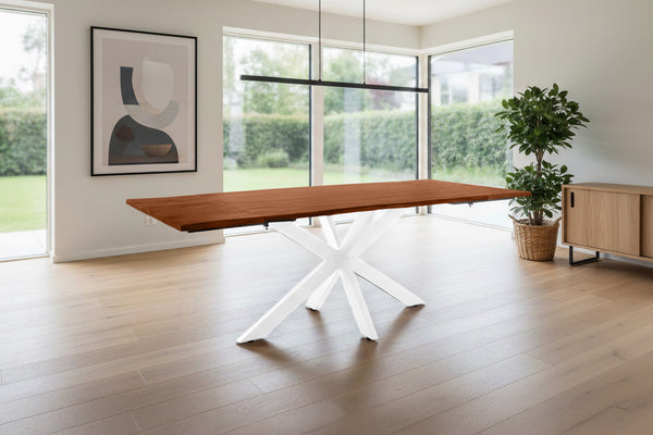 #nussbaumfarben #160(260)x90 #spider-gestellweiß