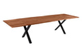 #nussbaumfarben #200(300)x100 #x-gestellschwarz