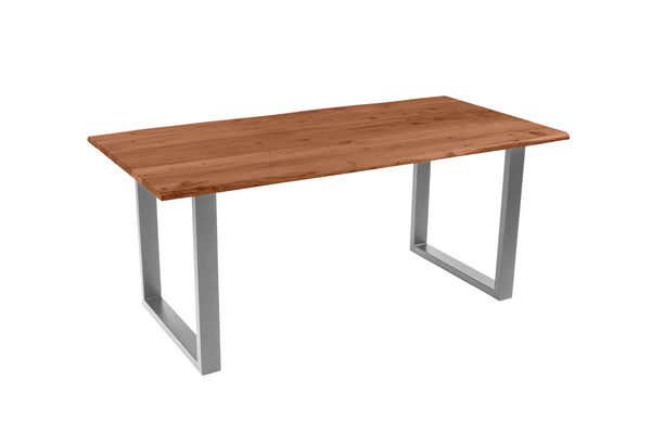 #nussbaumfarben #180(280)x90 #u-gestellsilber