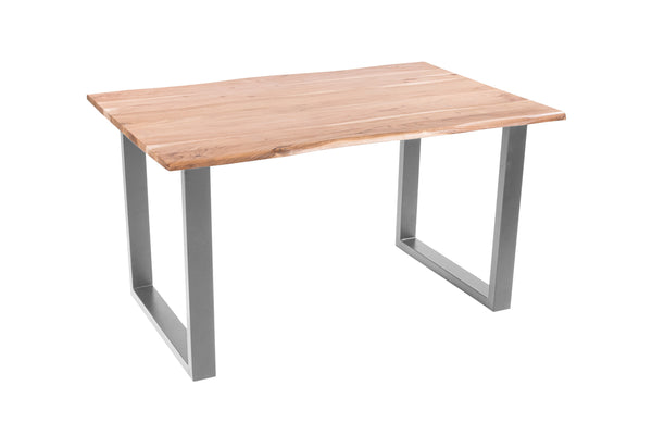 #naturfarben #140(220)x90 #u-gestellsilber