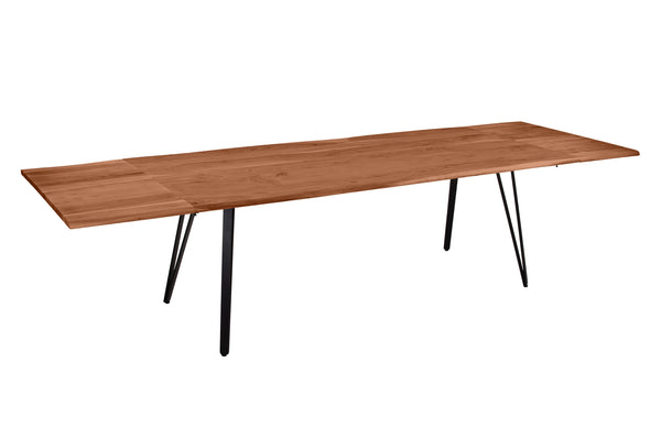 #nussbaumfarben #220(320)x100 #vierfuß-gestellschwarz