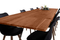 #nussbaumfarben #200(300)x100 #vierfuß-gestellschwarz