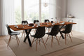 #nussbaumfarben #200(300)x100 #x-gestellschwarz