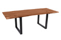 #nussbaumfarben #140(220)x90 #u-gestellschwarz