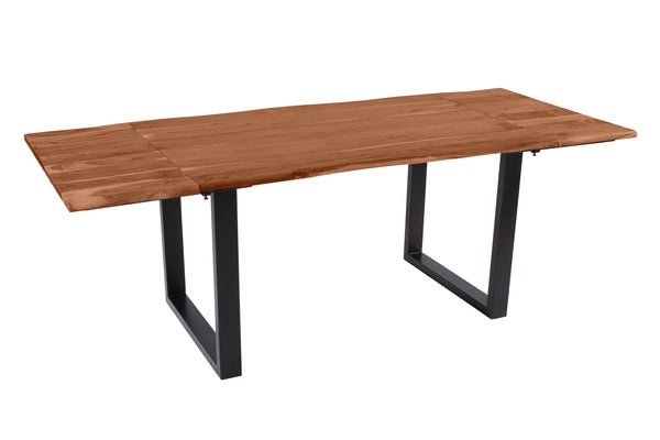 #nussbaumfarben #140(220)x90 #u-gestellschwarz