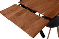 #nussbaumfarben #160(260)x90 #x-gestellschwarz