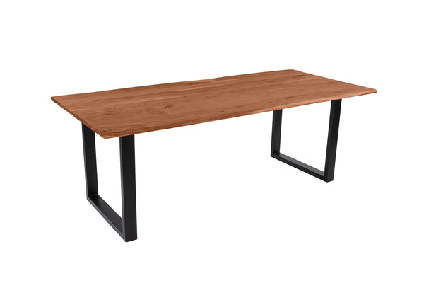 #nussbaumfarben #220(320)x100 #u-gestellschwarz