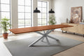 #nussbaumfarben #200(300)x100 #spider-gestellsilber