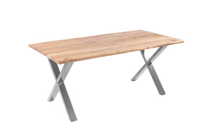 #naturfarben #180(280)x90 #x-gestellsilber