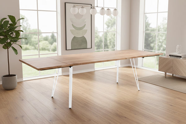 #naturfarben #180(280)x90 #vierfuß-gestellweiß