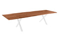 #nussbaumfarben #200(300)x100 #x-gestellweiß