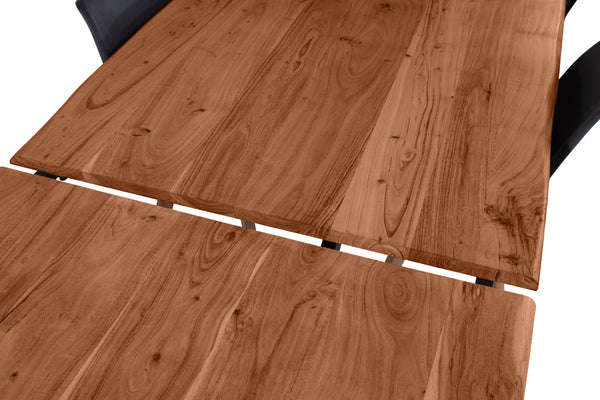 #nussbaumfarben #120(200)x90 #vierfuß-gestellweiß