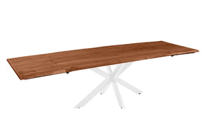 #nussbaumfarben #180(280)x90 #spider-gestellweiß
