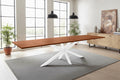 #nussbaumfarben #200(300)x100 #spider-gestellweiß