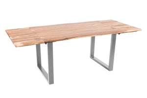 #naturfarben #140(220)x90 #u-gestellsilber