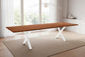 #nussbaumfarben #200(300)x100 #x-gestellweiß
