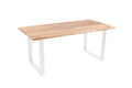 #naturfarben #180(280)x90 #u-gestellweiß