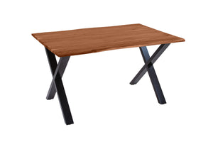 #nussbaumfarben #160(260)x90 #x-gestellschwarz