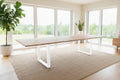 #naturfarben #200(300)x100 #u-gestellweiß