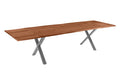 #nussbaumfarben #200(300)x100 #x-gestellsilber