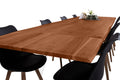 #nussbaumfarben #200(300)x100 #vierfuß-gestellweiß