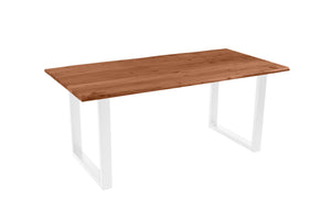 #nussbaumfarben #180(280)x90 #u-gestellweiß