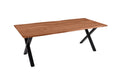 #nussbaumfarben #200(300)x100 #x-gestellschwarz