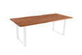 #nussbaumfarben #200(300)x100 #u-gestellweiß