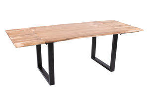 #naturfarben #160(260)x90 #u-gestellschwarz