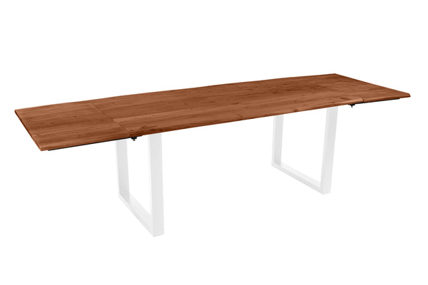 #nussbaumfarben #180(280)x90 #u-gestellweiß